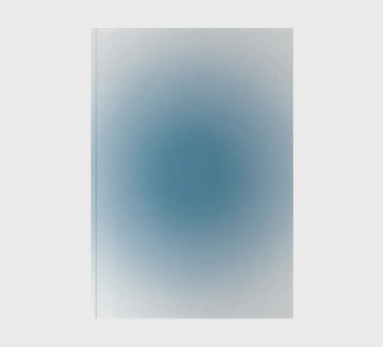 Deep Blue Aura Gradient Soothing Abstract Art notebook by dawnthesea