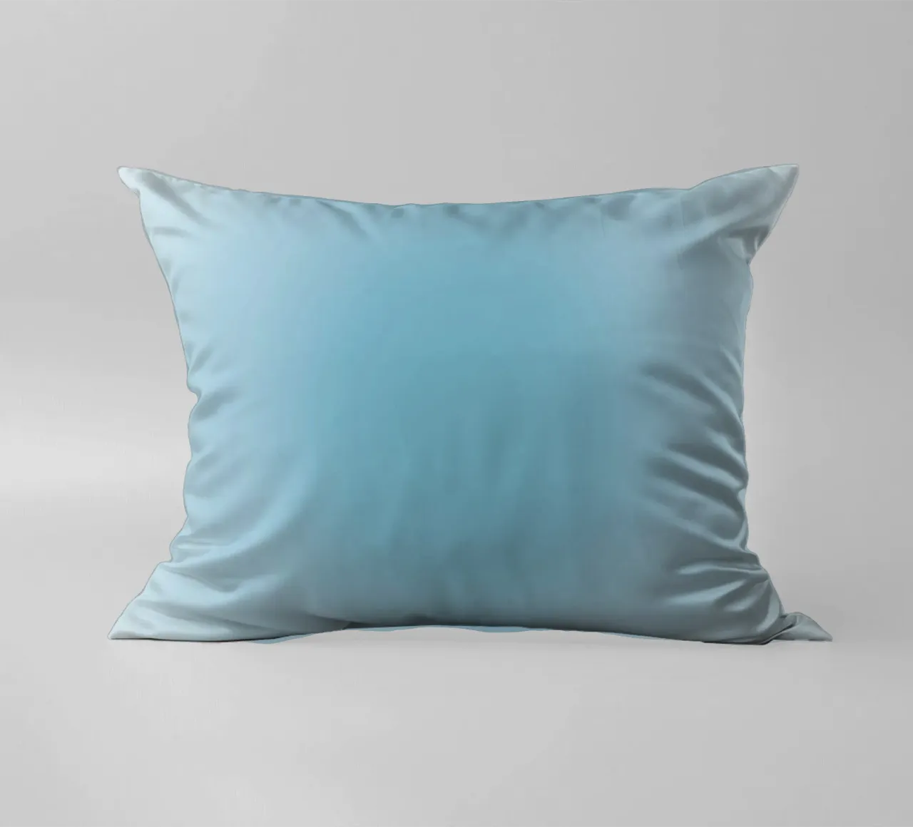 Soft Teal Aura Gradient Calming Abstract Art decorative cushion by dawnthesea
