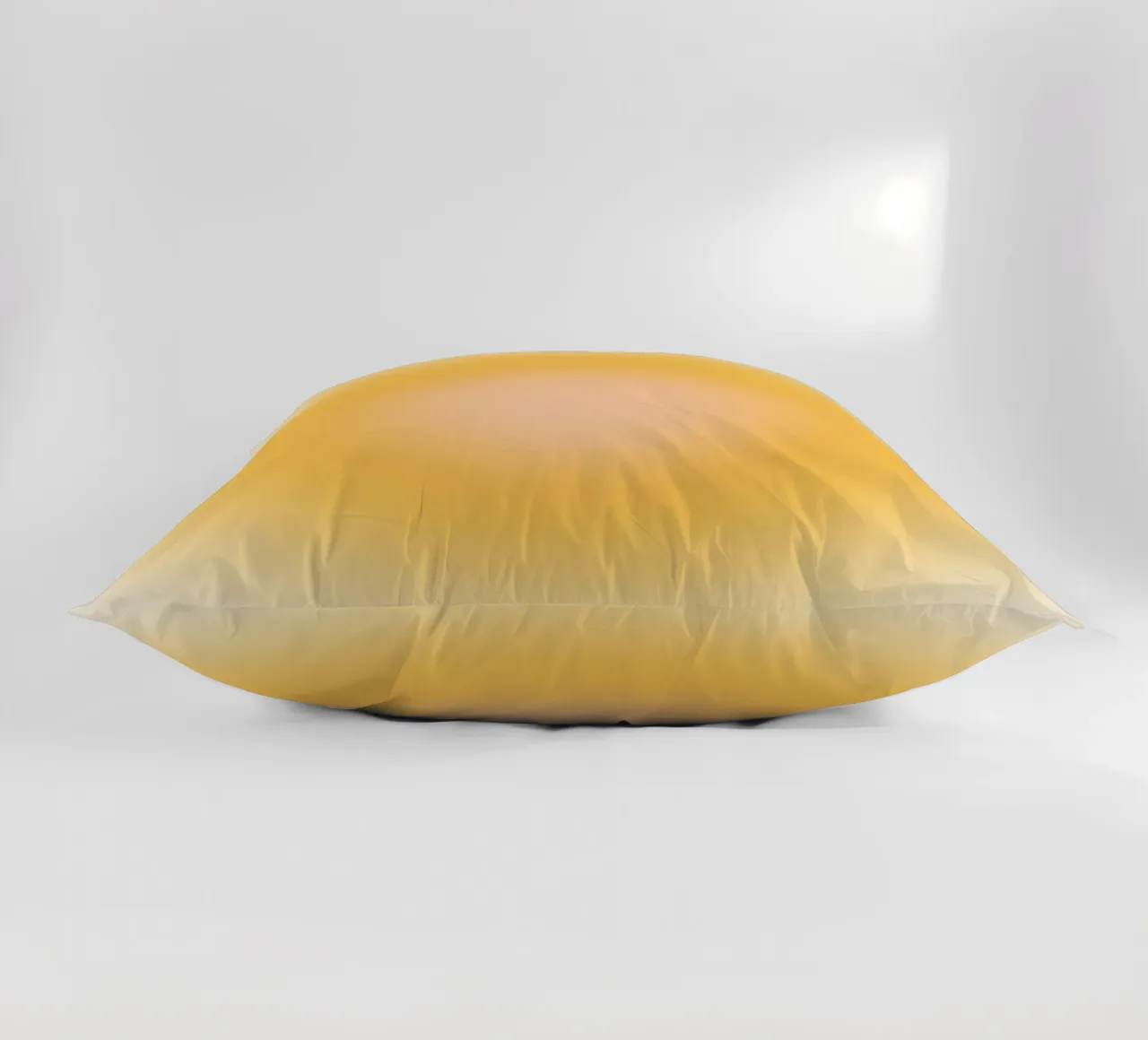 Warme Aura Kleurverloop Goud Oranje Abstracte Kunst kussen van dawnthesea