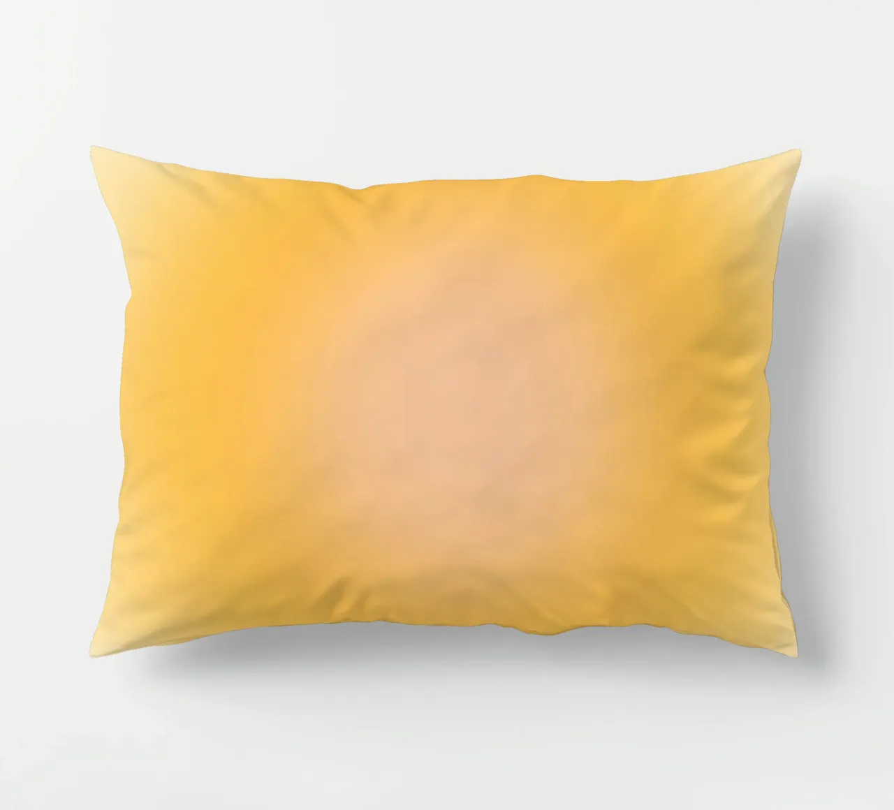 Warme Aura Kleurverloop Goud Oranje Abstracte Kunst kussen van dawnthesea