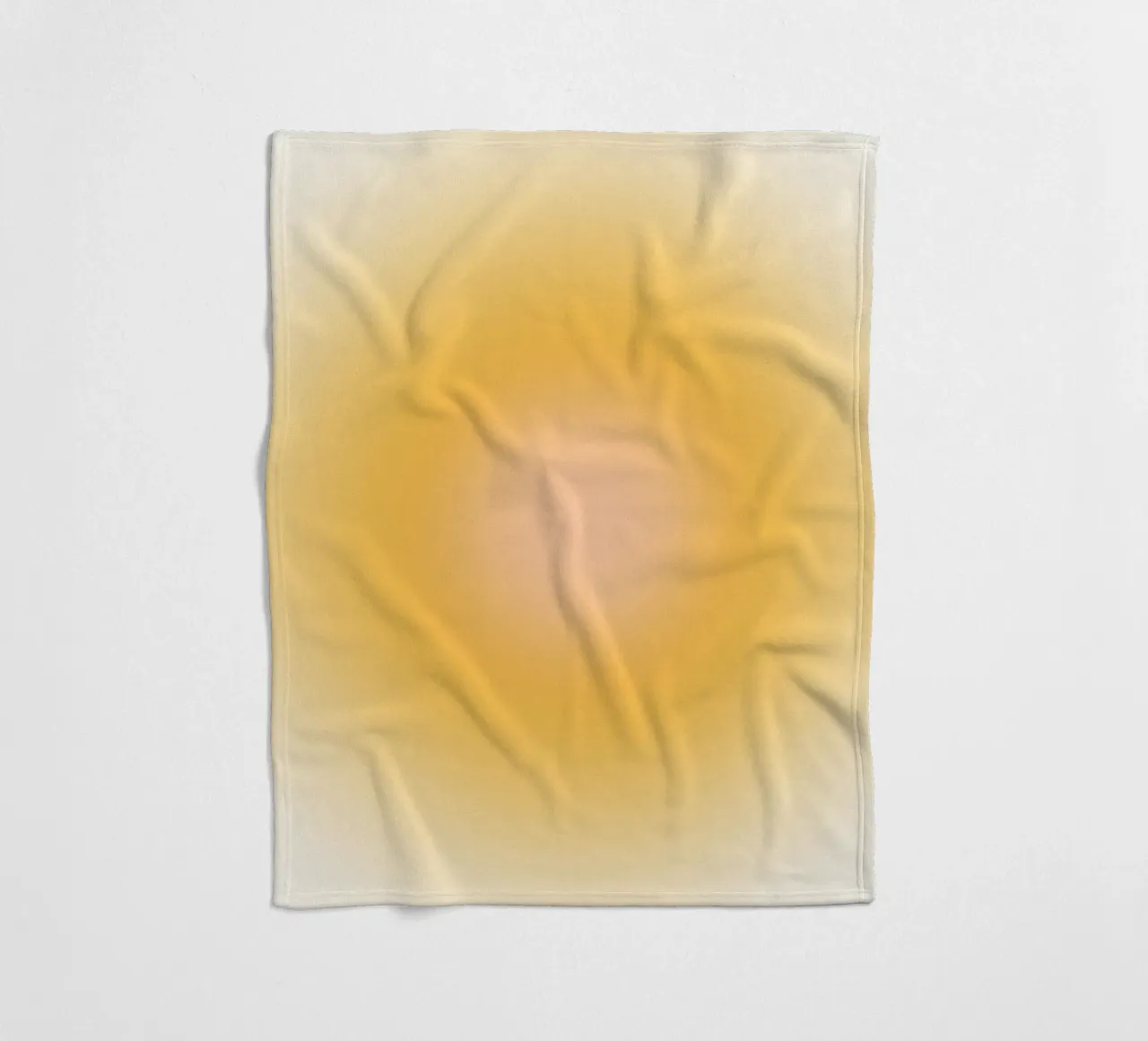 Warme Aura Kleurverloop Goud Oranje Abstracte Kunst fleecedeken van dawnthesea