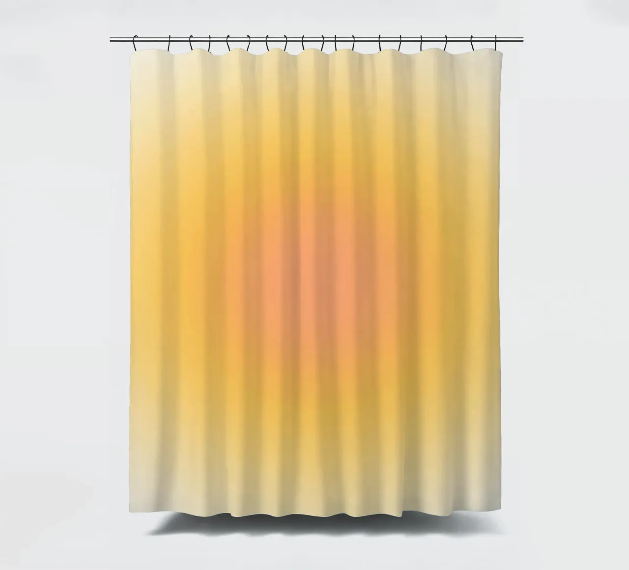 Zachte Perzik Aura Kleurverloop Warme Abstracte Kunst douchegordijn van dawnthesea