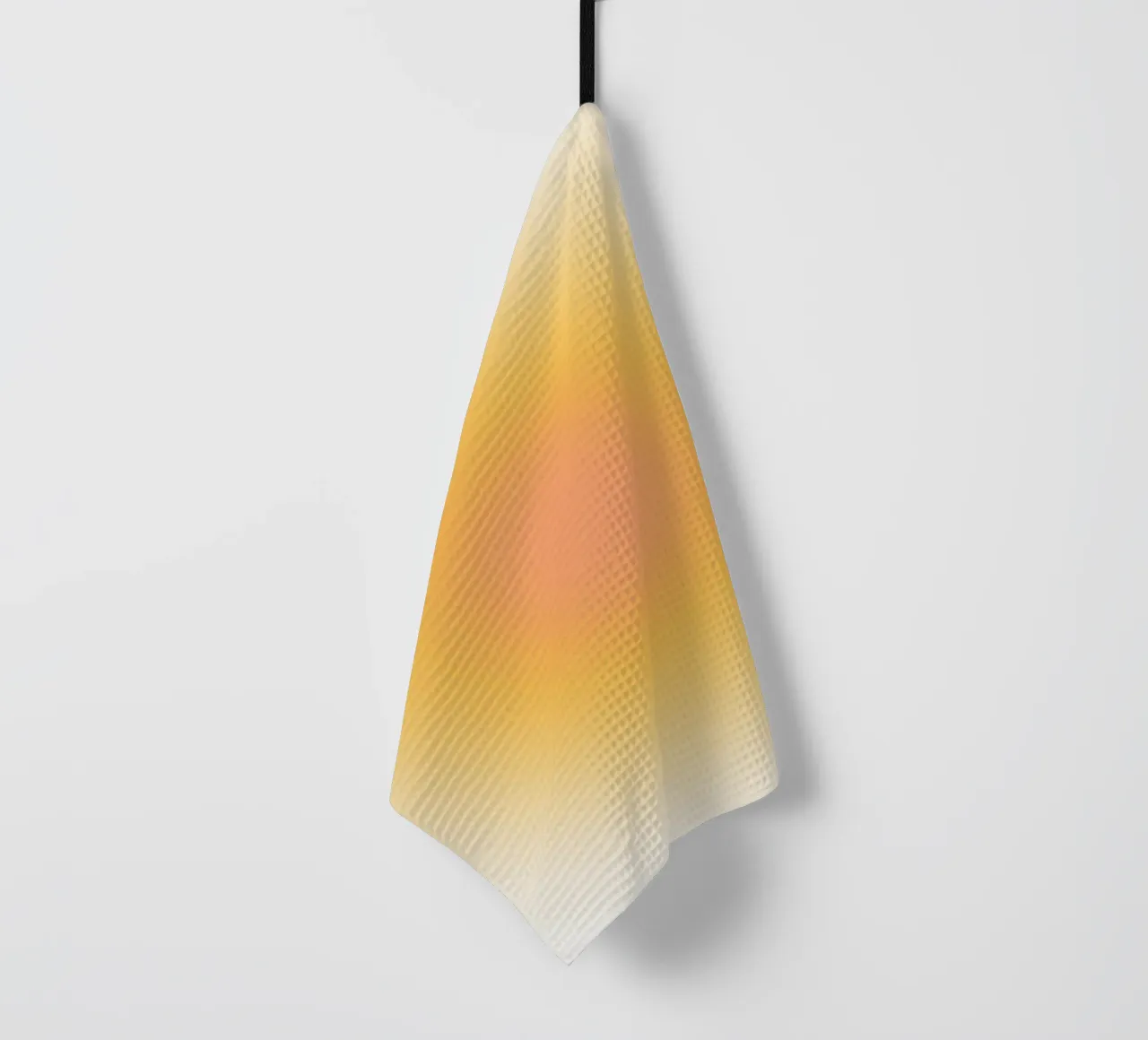 Soft Peach Aura Gradient Warm Abstract Art (Art abstrait) torchon de dawnthesea