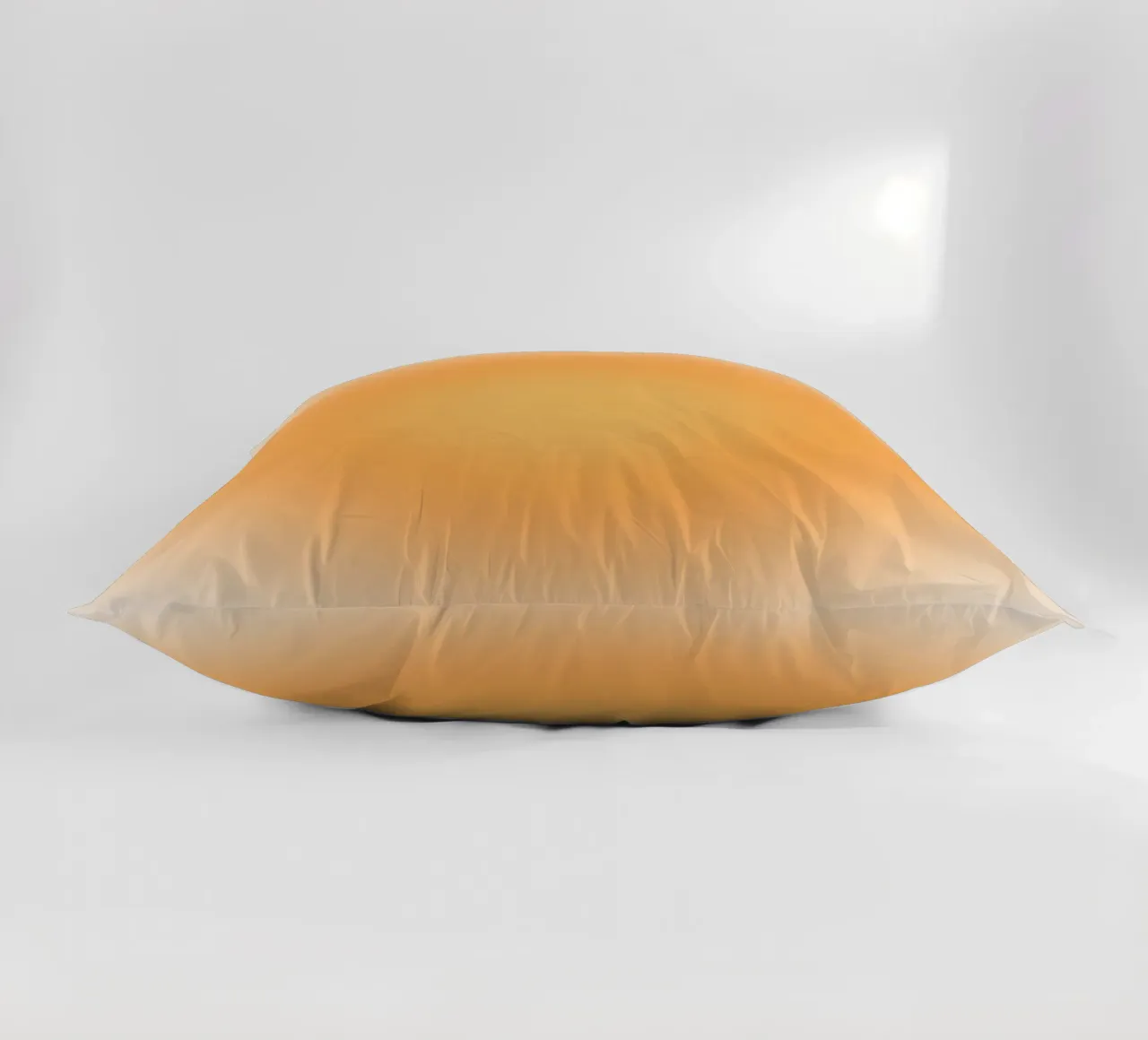 Soft Orange Aura Gradient Calm Abstract Art decorative cushion by dawnthesea