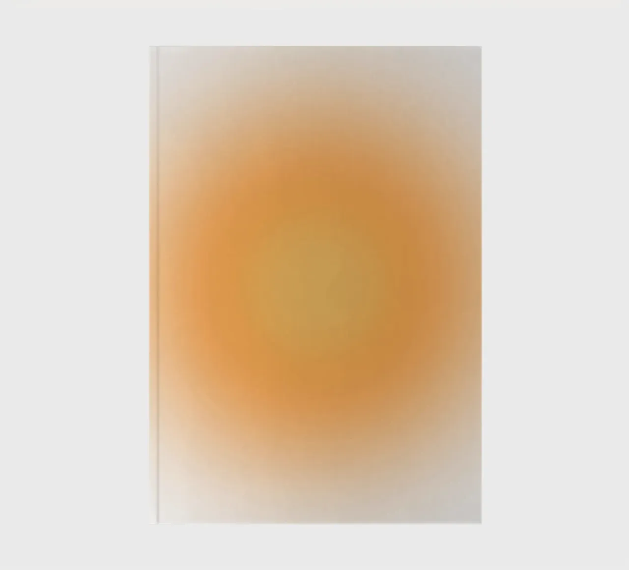 Soft Orange Aura Gradient Calm Abstract Art notebook by dawnthesea