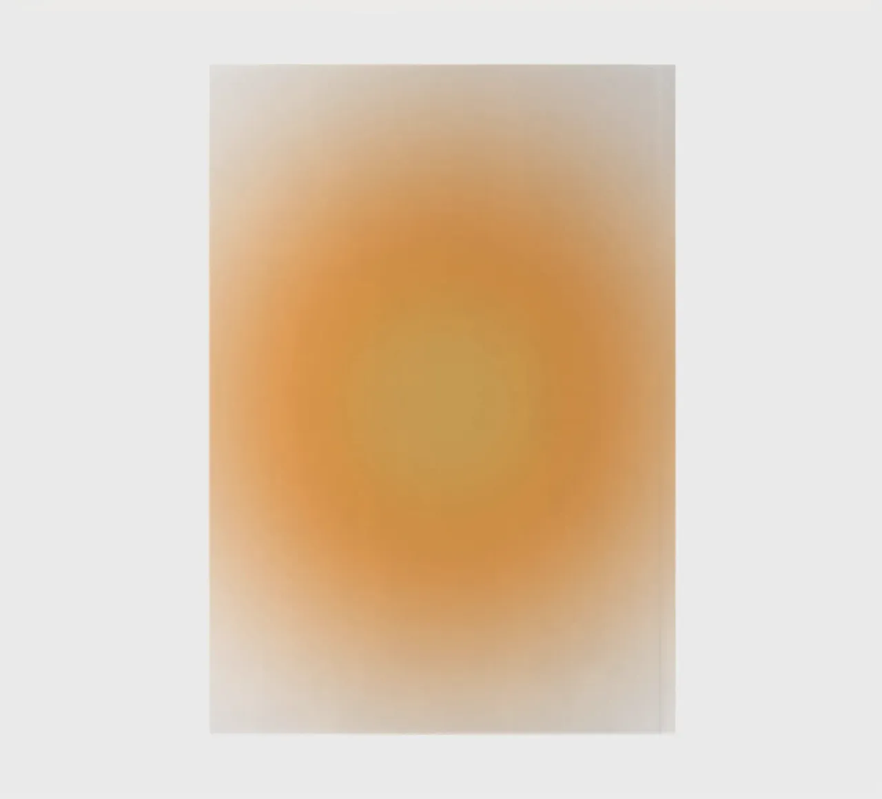 Soft Orange Aura Gradient Calm Abstract Art notebook by dawnthesea