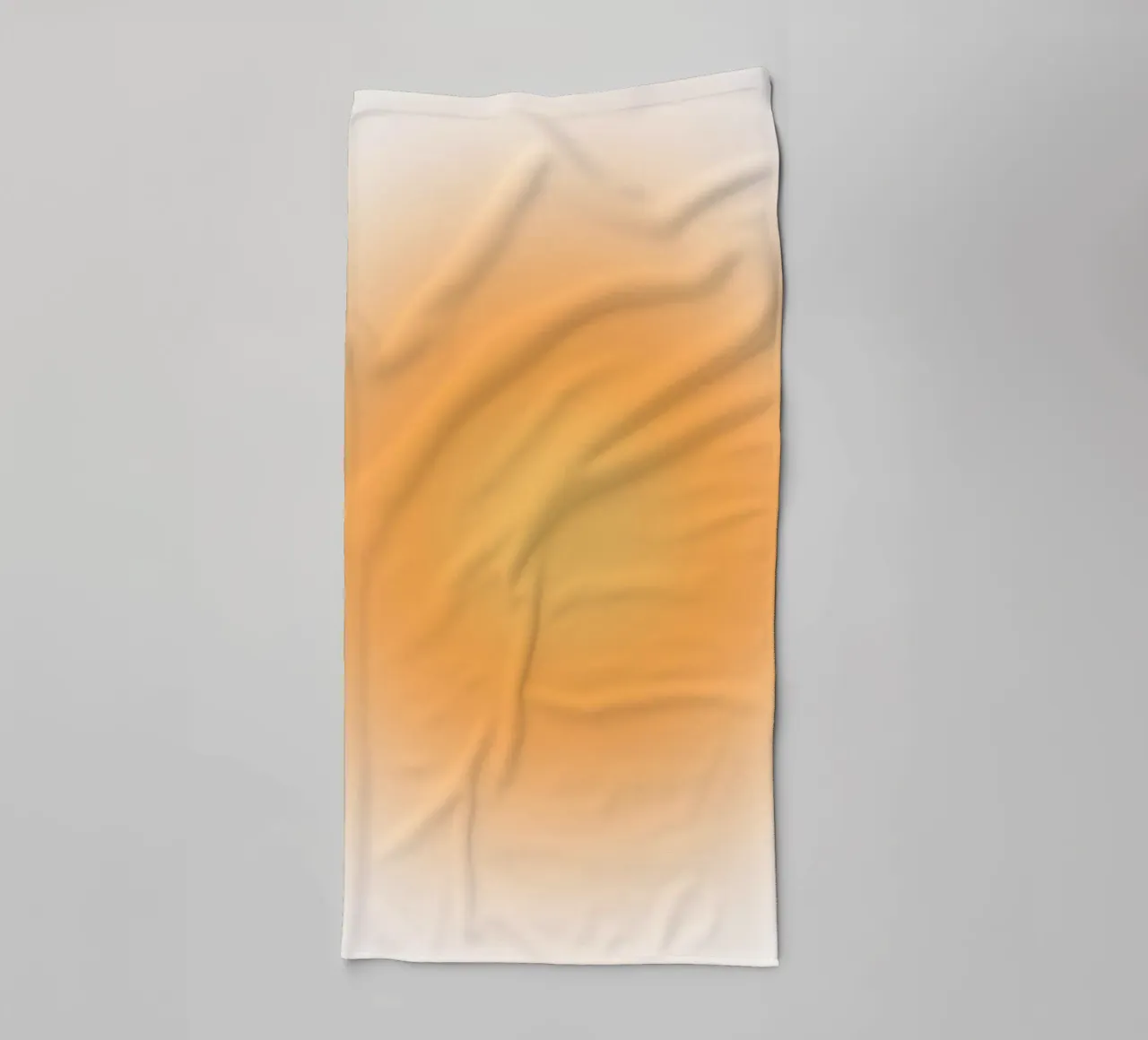 Soft Orange Aura Gradient Calm Abstract Art towel by dawnthesea