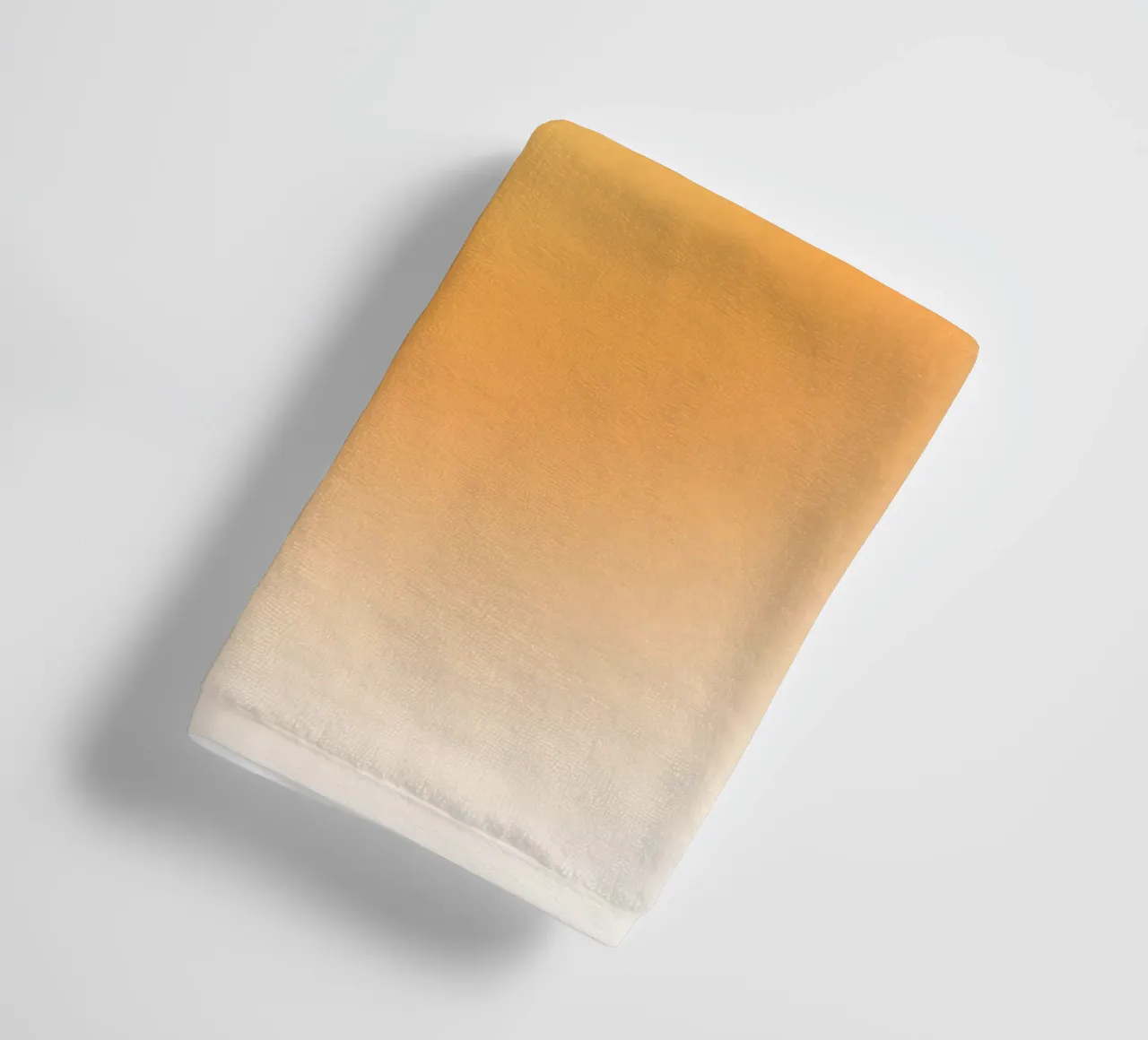 Soft Orange Aura Gradient Calm Abstract Art towel by dawnthesea