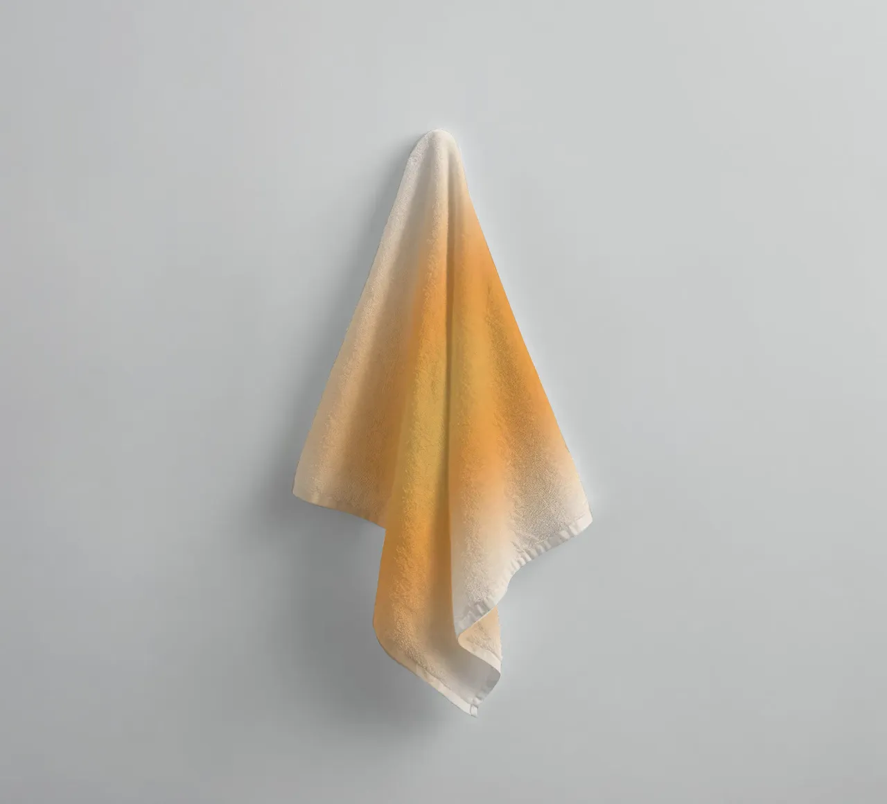 Soft Orange Aura Gradient Calm Abstract Art towel by dawnthesea