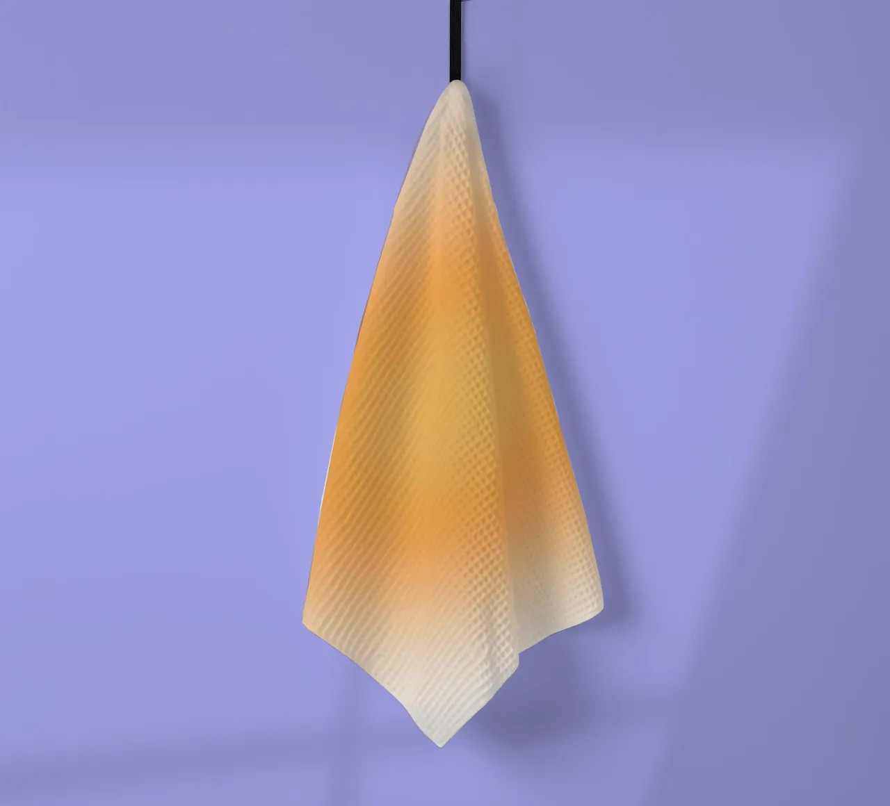 Soft Orange Aura Gradient Calm Abstract Art torchon de dawnthesea