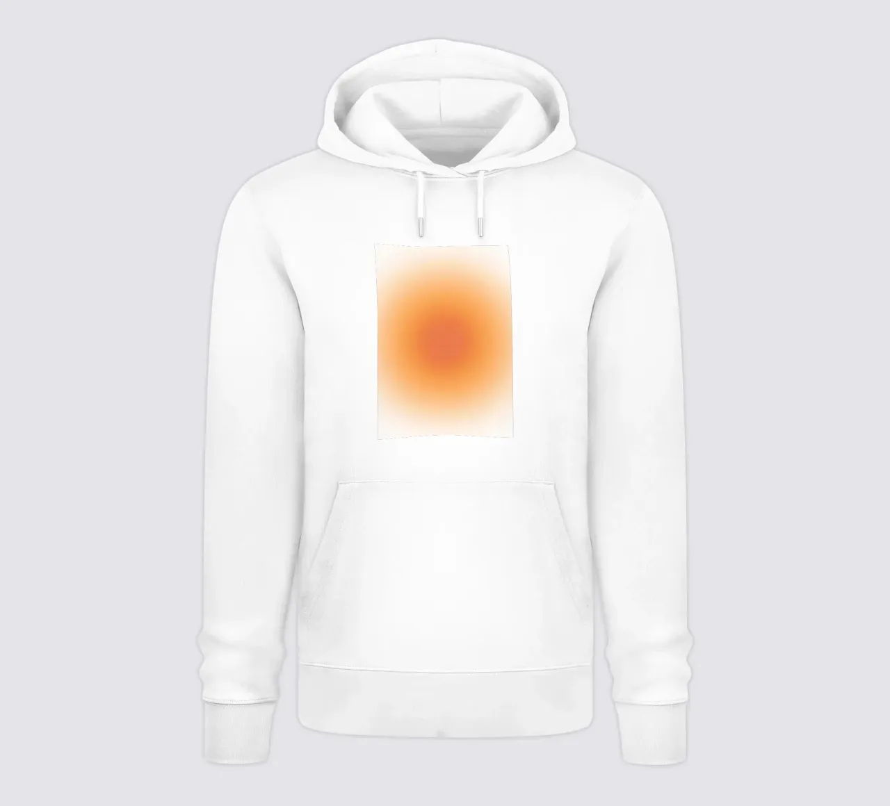 Corail chaud Aura Gradient Abstract Art Print sweat à capuche de dawnthesea