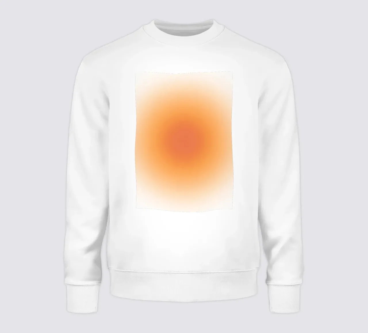 Corail chaud Aura Gradient Abstract Art Print sweat de dawnthesea