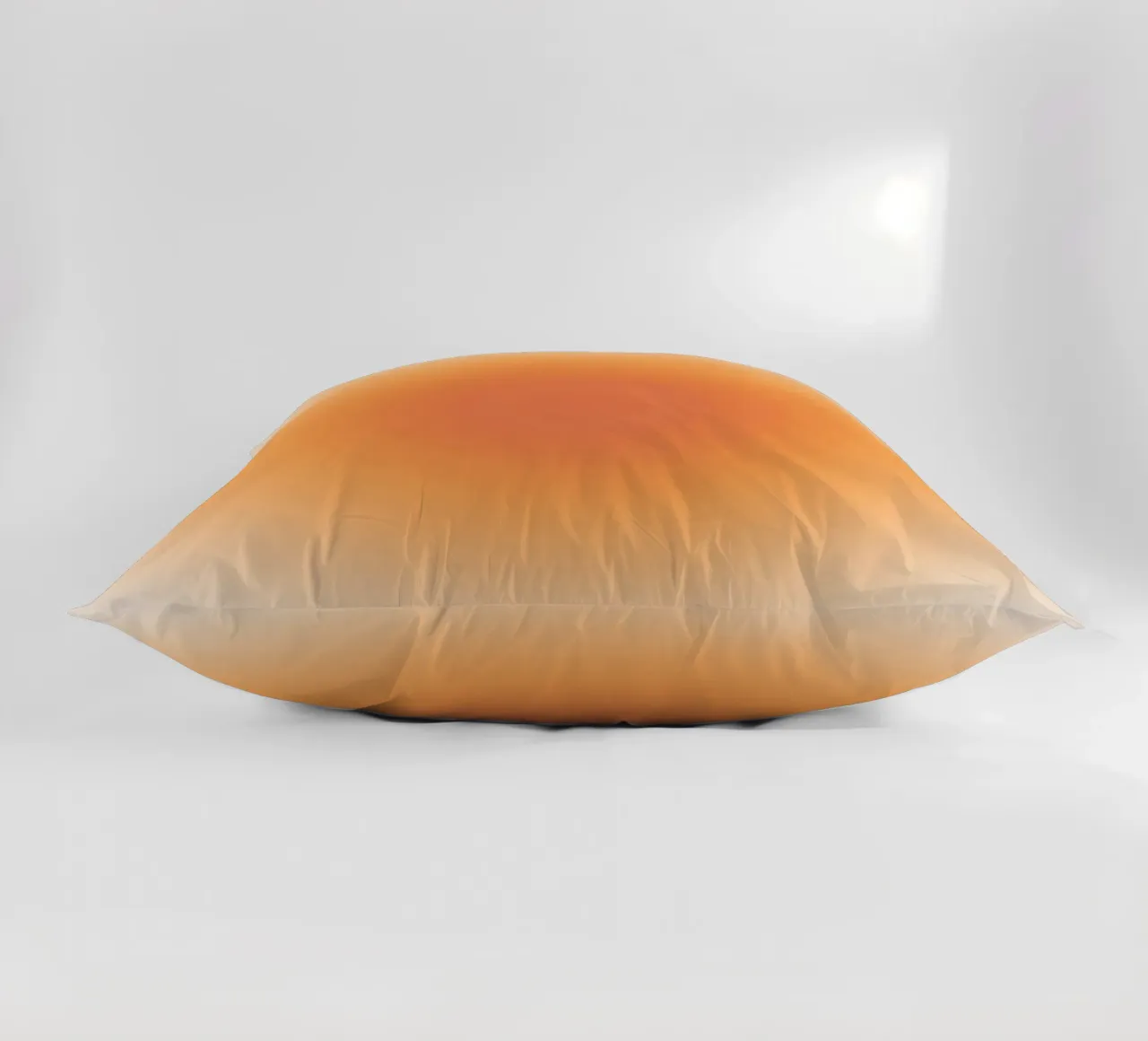 Corail chaud Aura Gradient Abstract Art Print coussin de dawnthesea