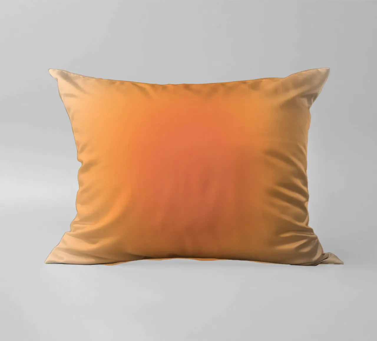 Corail chaud Aura Gradient Abstract Art Print coussin de dawnthesea
