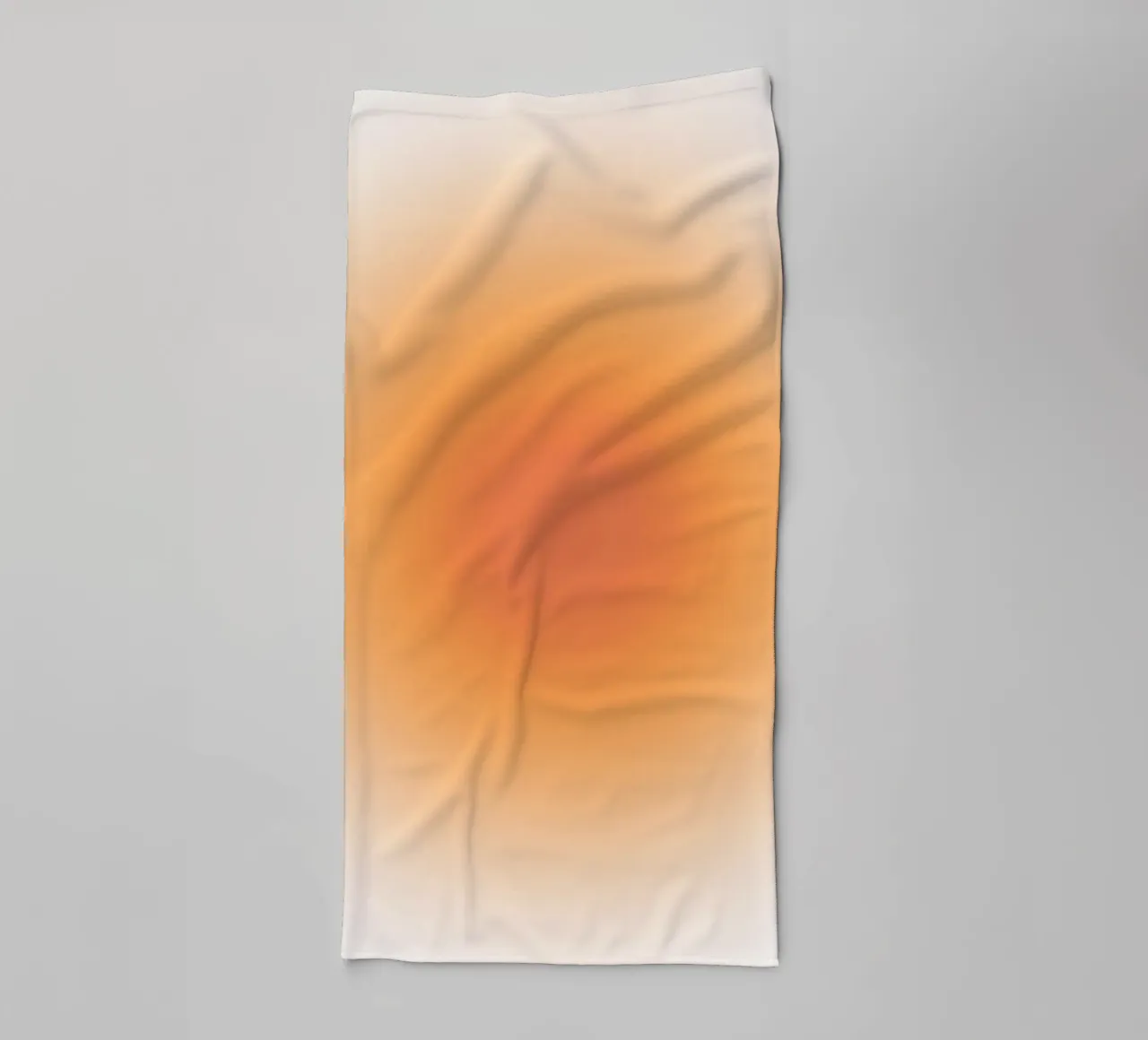 Corail chaud Aura Gradient Abstract Art Print serviette de bain de dawnthesea