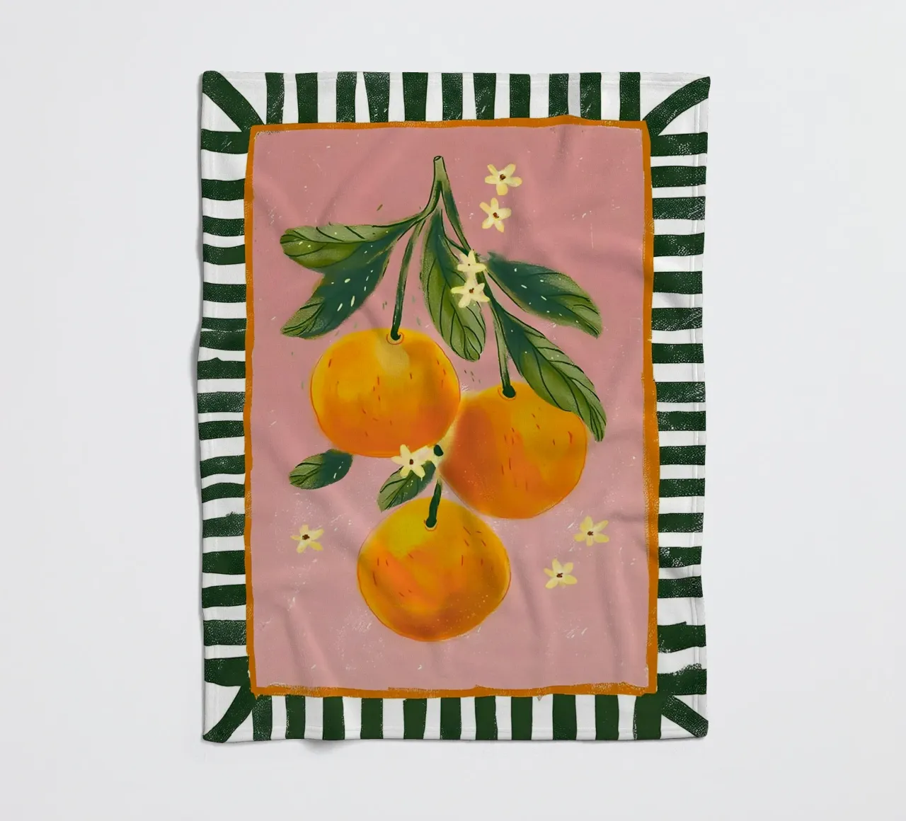 The Oranges coperta in pile da Gypsy Galleria