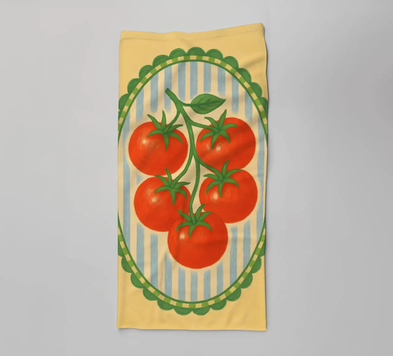 The Tomatoes asciugamano da bagno da Gypsy Galleria