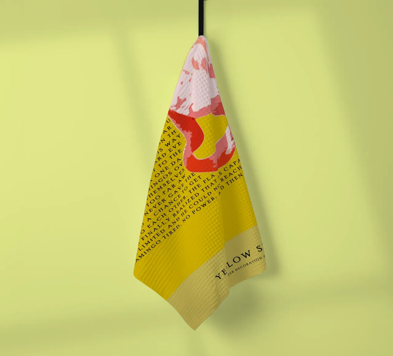 yellow series canovaccio da cucina da vintageshop