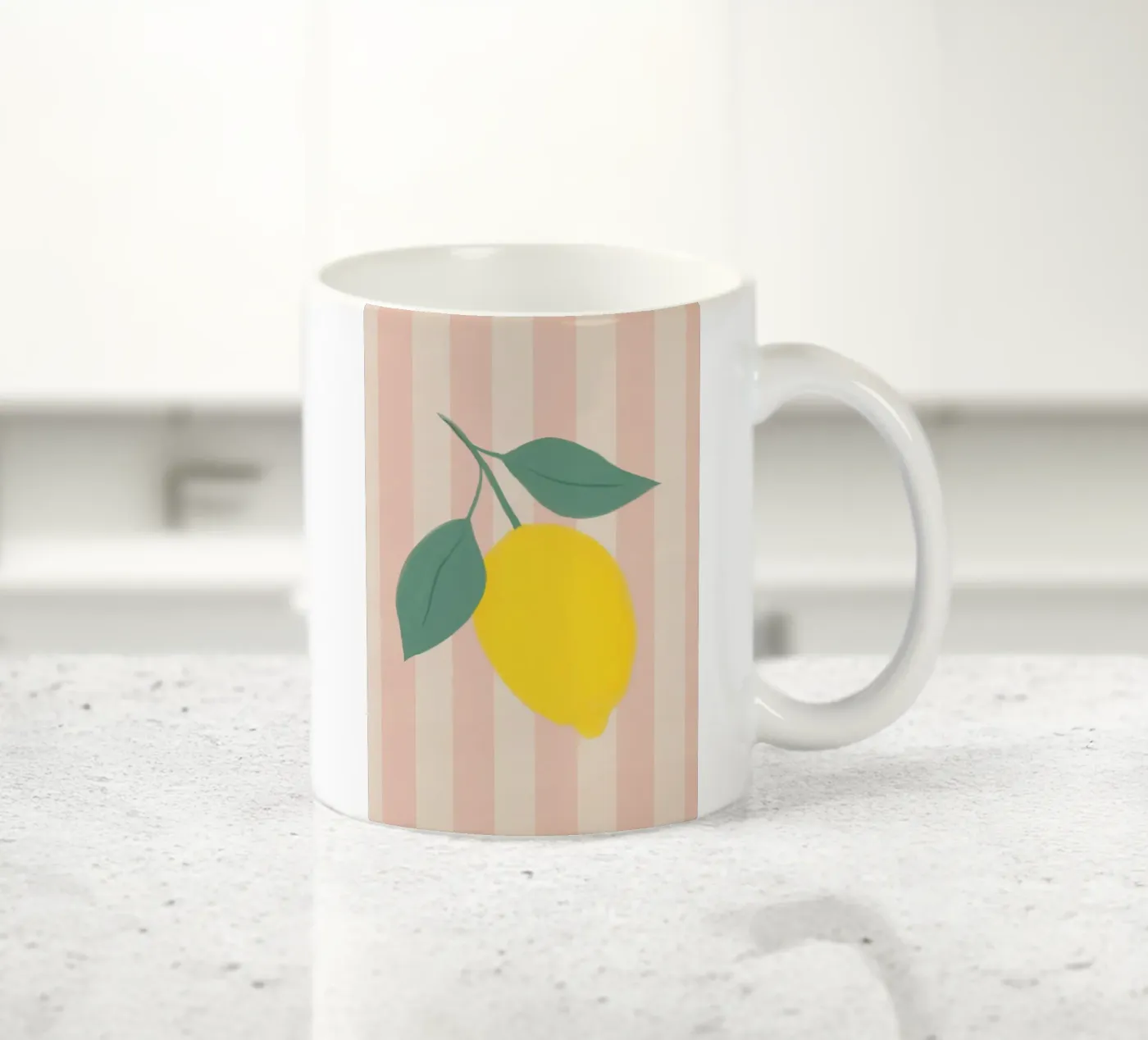 Lemon ceramic mug by Marosie