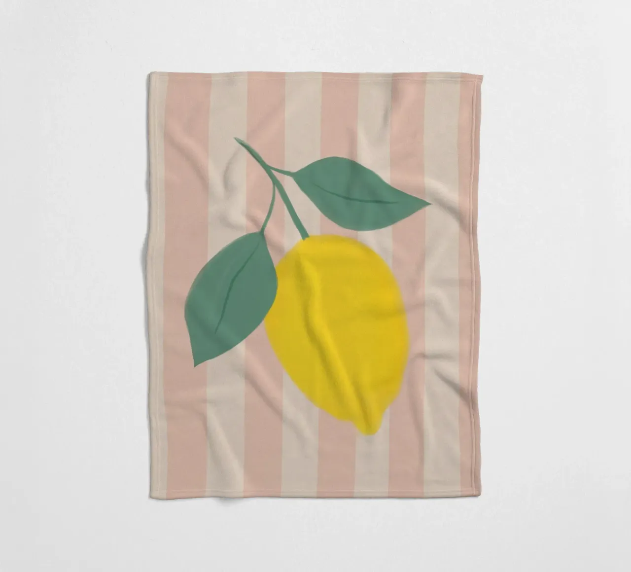 Lemon Fleecedecke von Marosie
