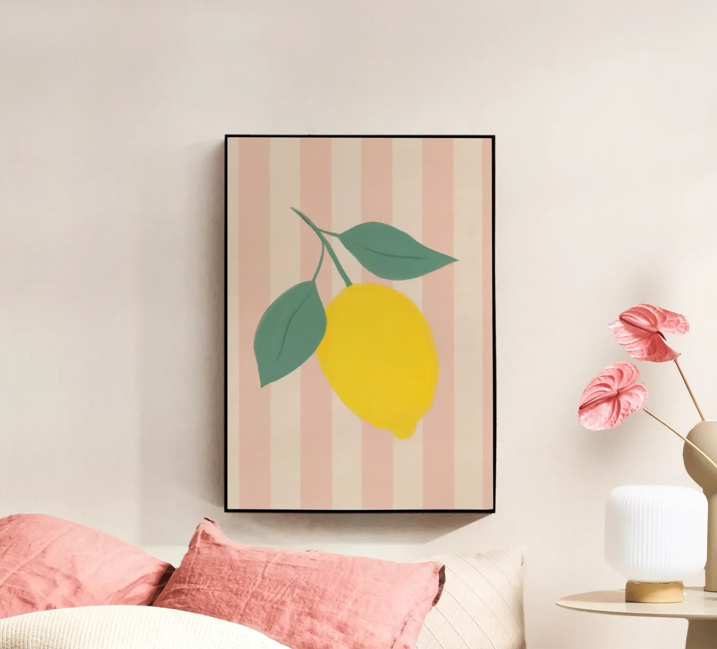 Lemon acryl van Marosie