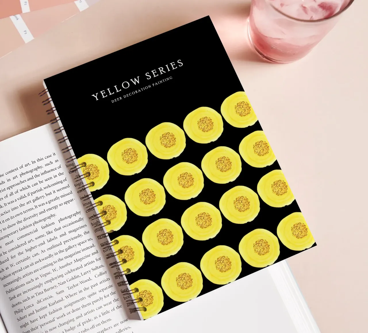 yellow series 2 spiral notebook by vintageshop