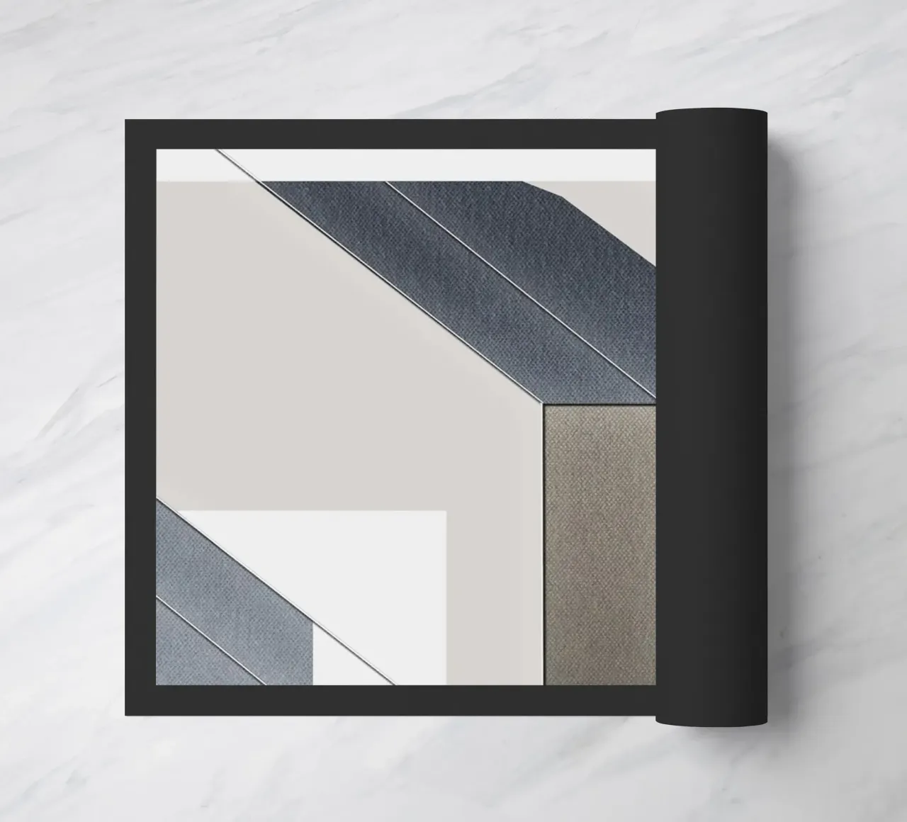 abstract geometric gray continuous zerbino da vintageshop