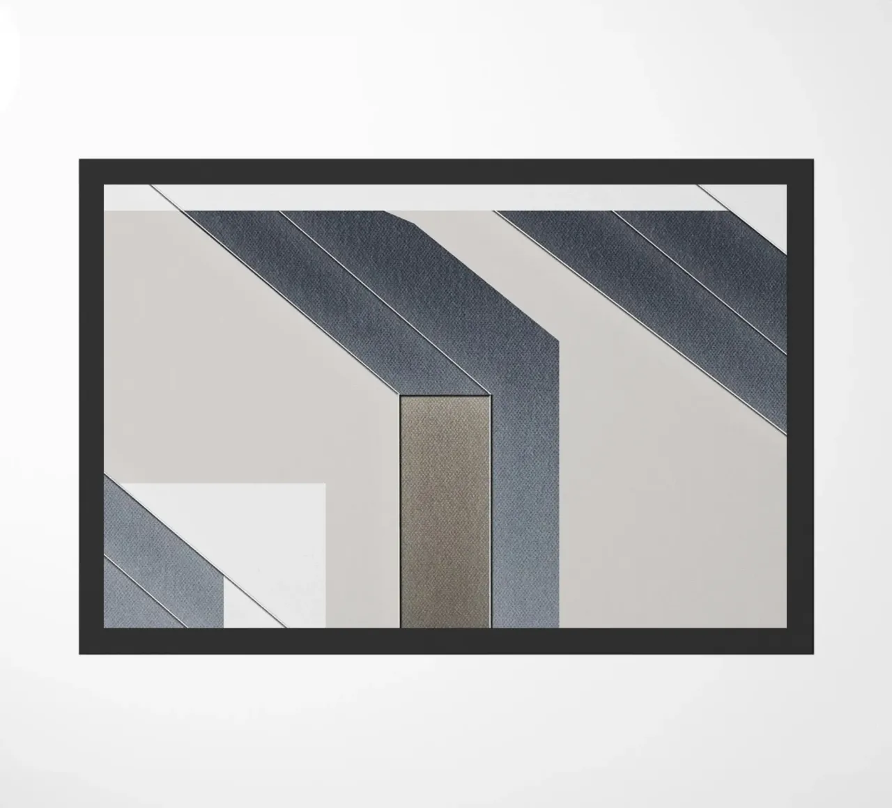 abstract geometric gray continuous zerbino da vintageshop