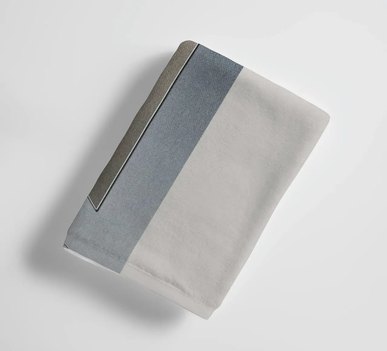 abstract geometric gray continuous towel by vintageshop