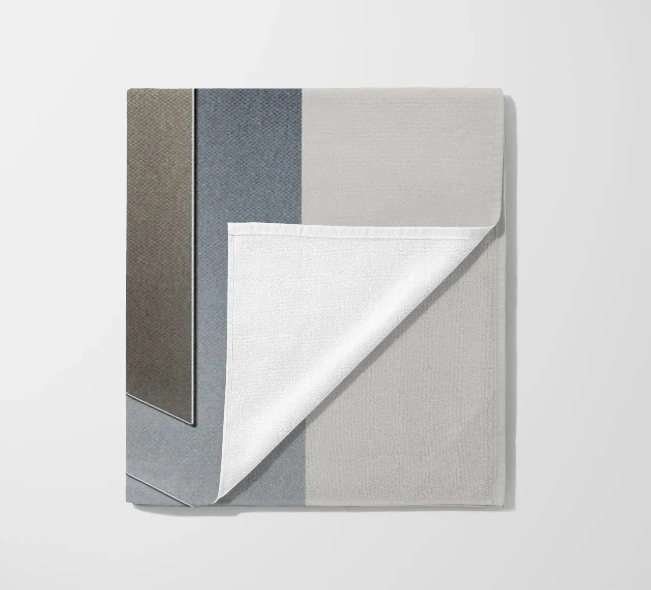 abstract geometric gray continuous telo mare da vintageshop