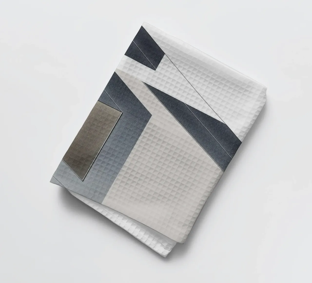 abstract geometric gray continuous canovaccio da cucina da vintageshop