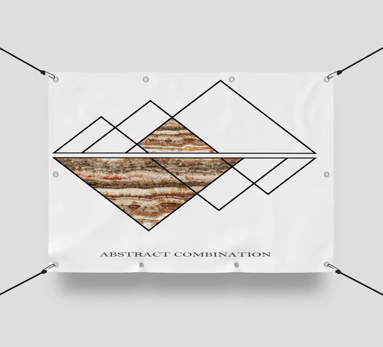 abstract combination telo in pvc da vintageshop