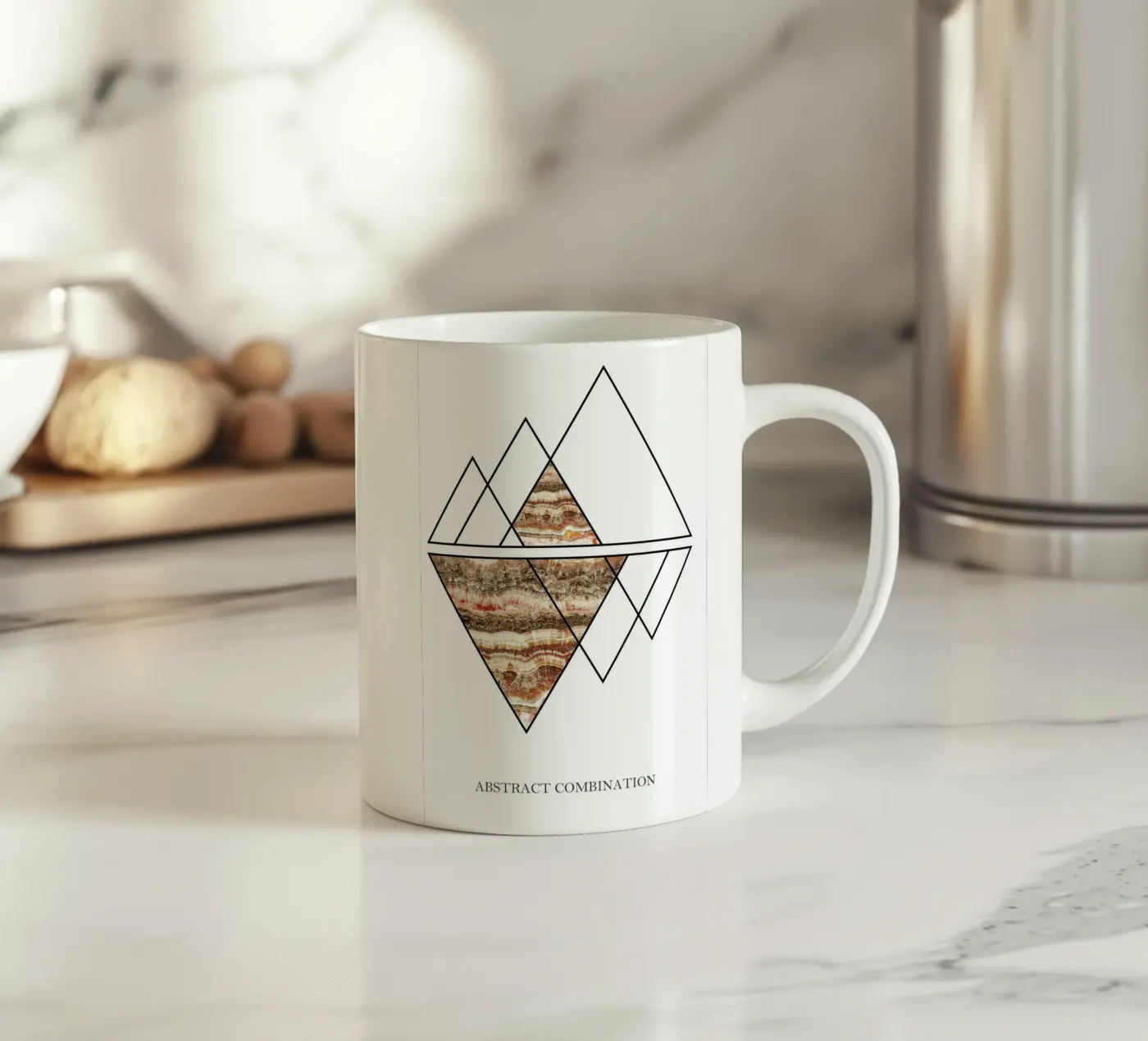 abstract combination ceramic mug by vintageshop
