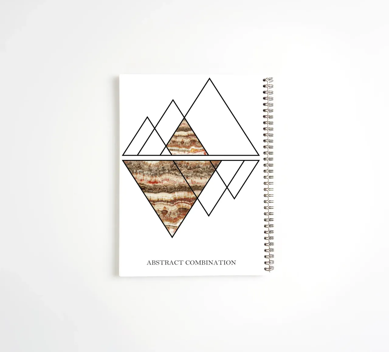 abstract combination spiral notebook by vintageshop