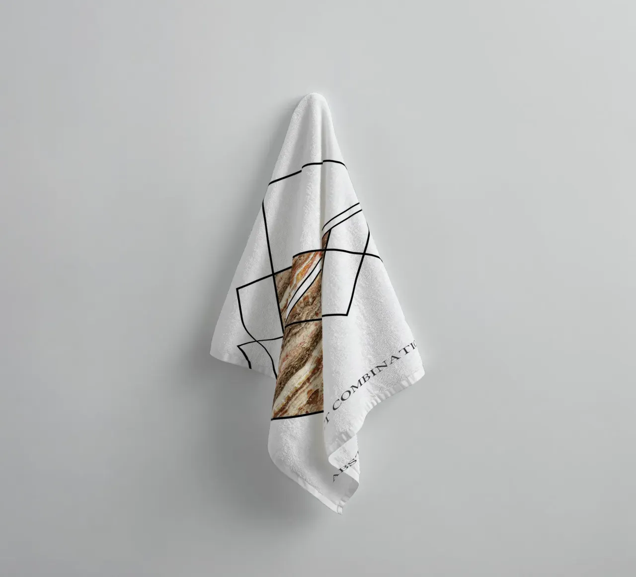 abstract combination asciugamano da bagno da vintageshop