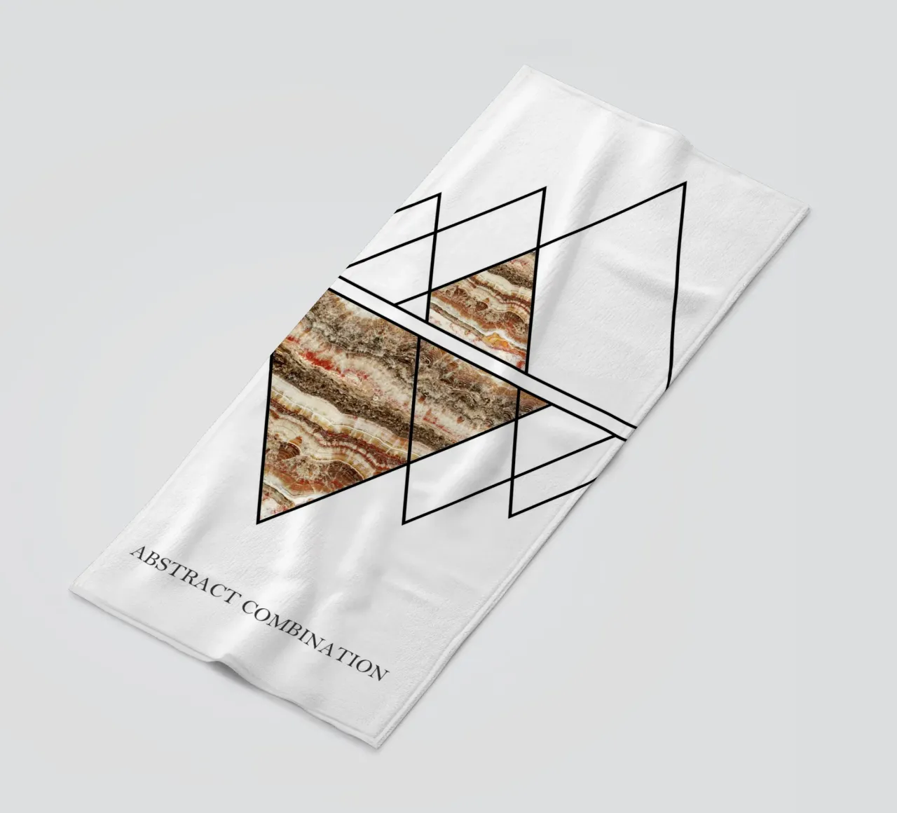 abstract combination telo mare da vintageshop