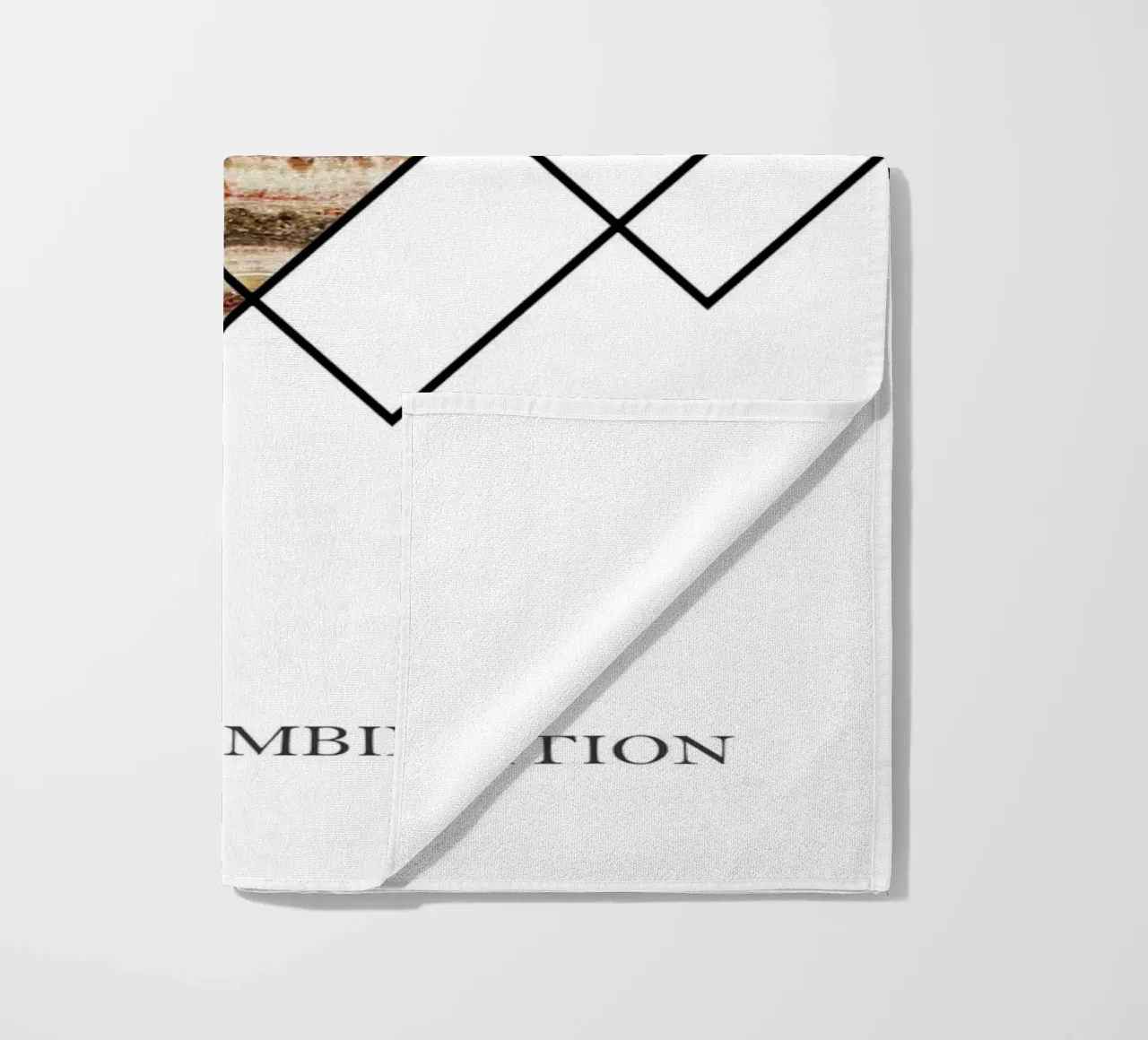 abstract combination telo mare da vintageshop