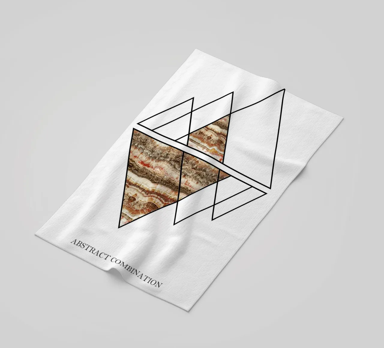 abstract combination telo mare da vintageshop