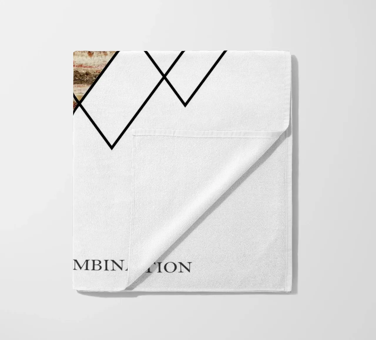 abstract combination telo mare da vintageshop