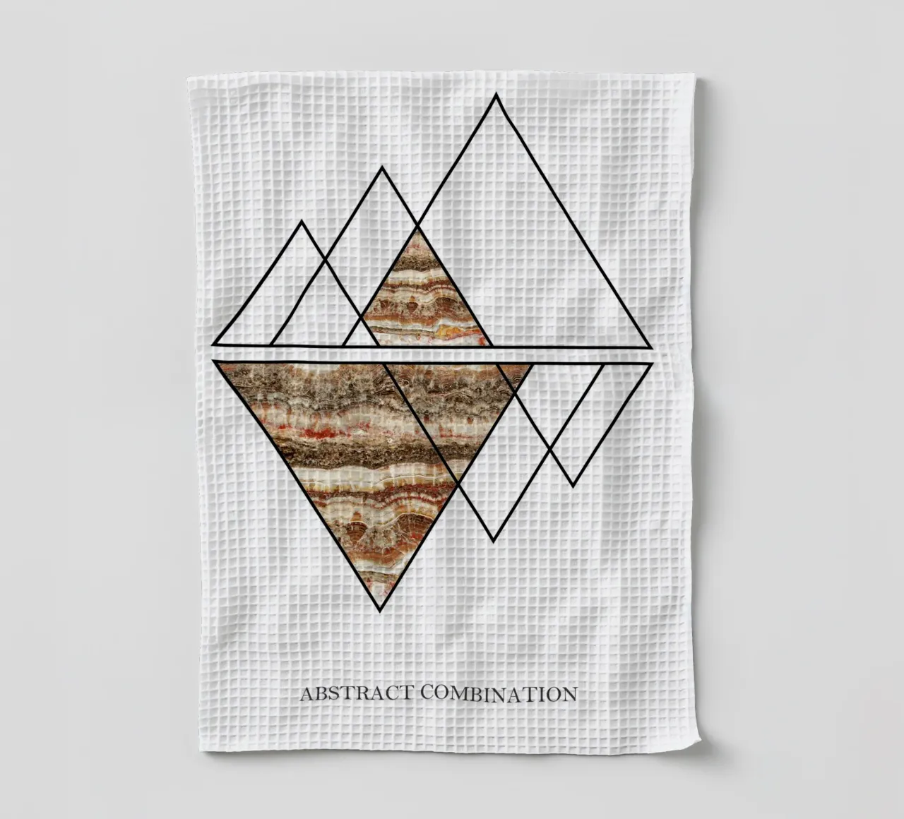 abstract combination canovaccio da cucina da vintageshop