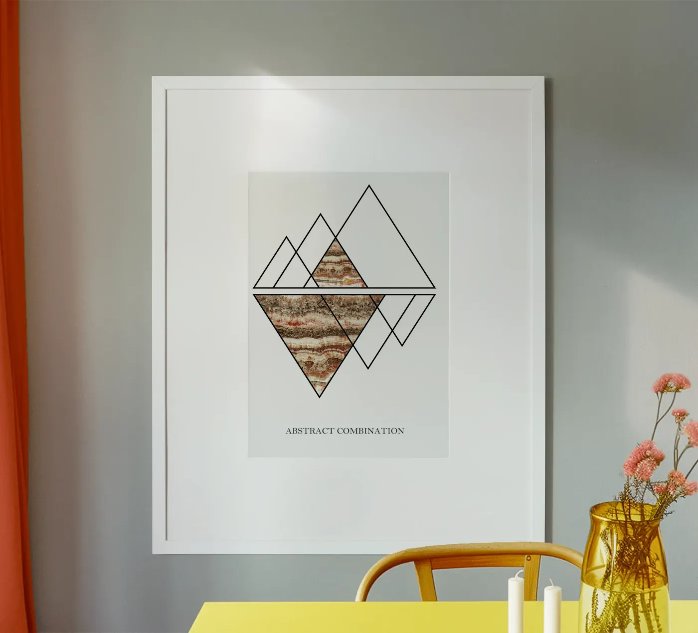 abstract combination poster van vintageshop