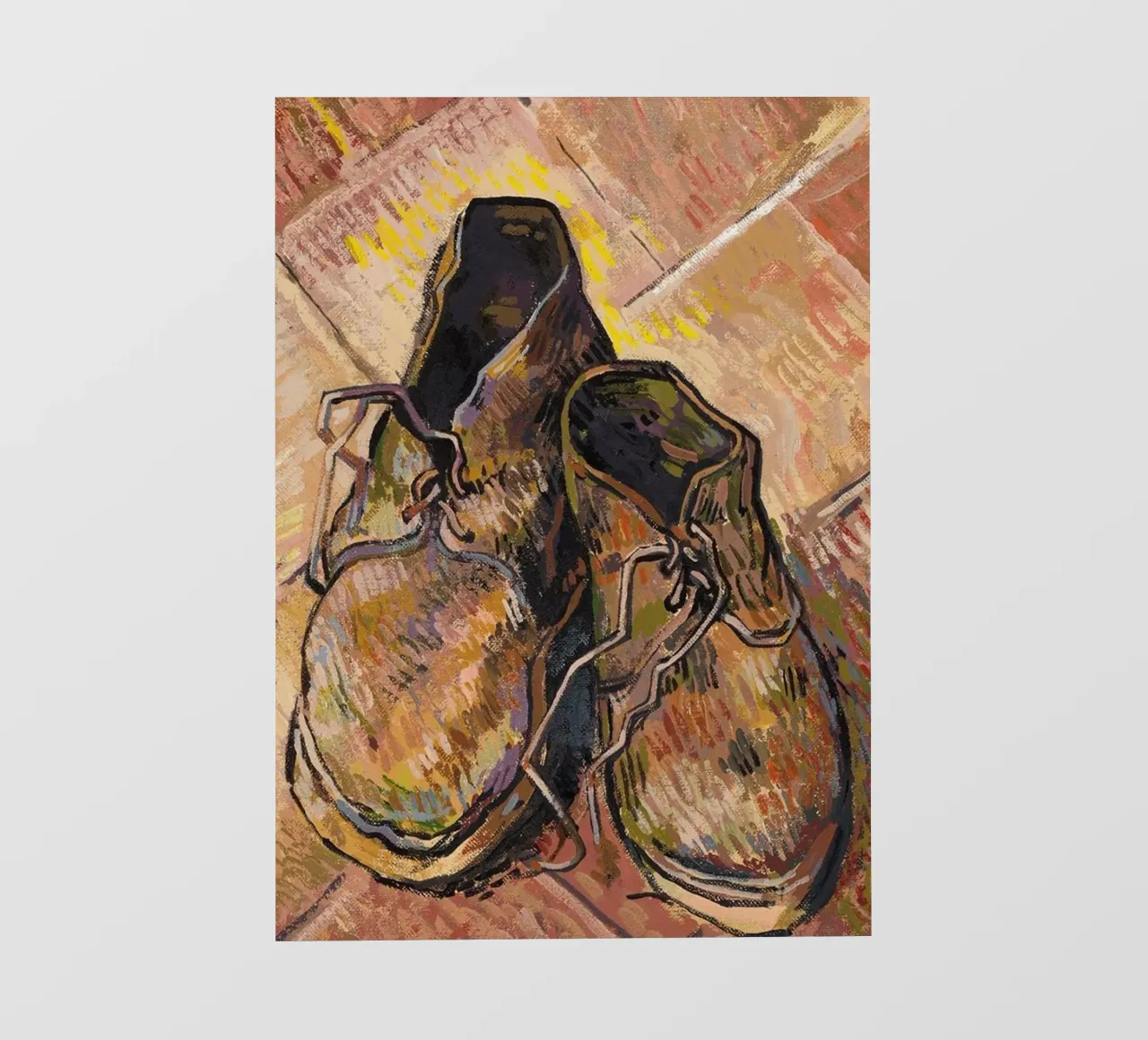 scarpe consumate con molti ricordi pellicola backlit da cloud shop