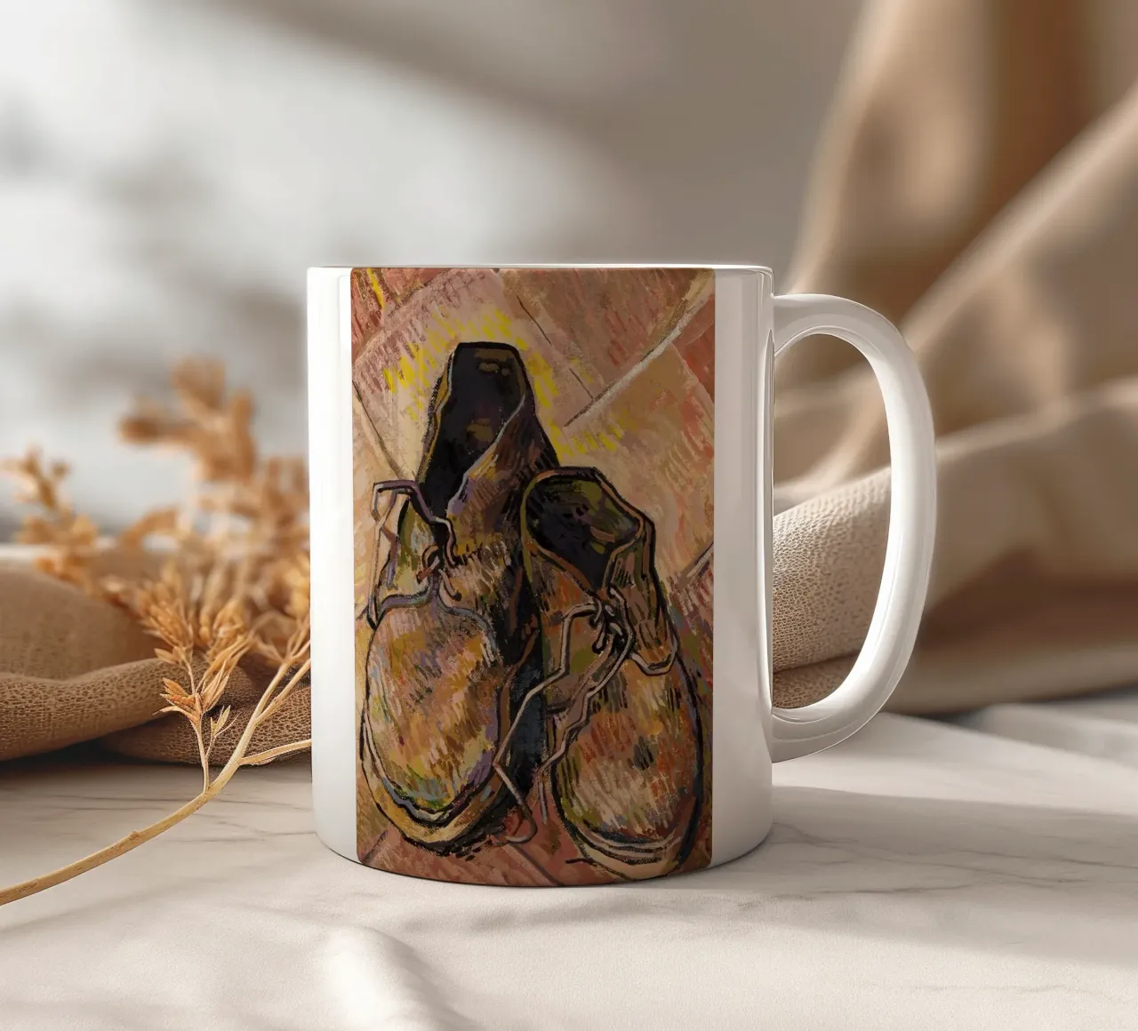 scarpe consumate con molti ricordi tazza in ceramica da cloud shop