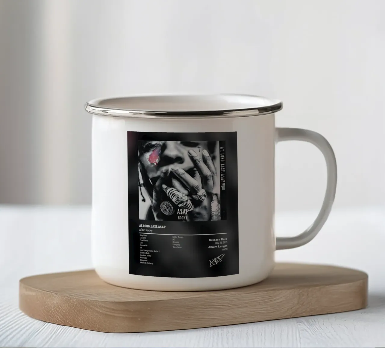 At.Long.Last.A$AP By A$AP Rocky tazza in smalto da DGUnder