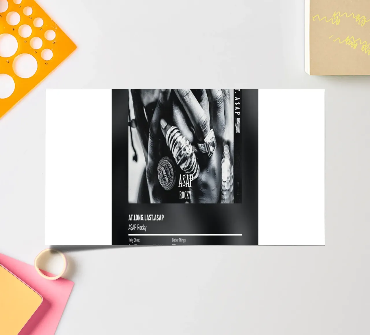 At.Long.Last.A$AP By A$AP Rocky sticker sheet by DGUnder
