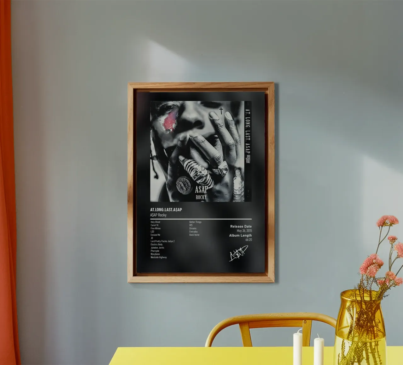 At.Long.Last.A$AP By A$AP Rocky alluminio dibond da DGUnder