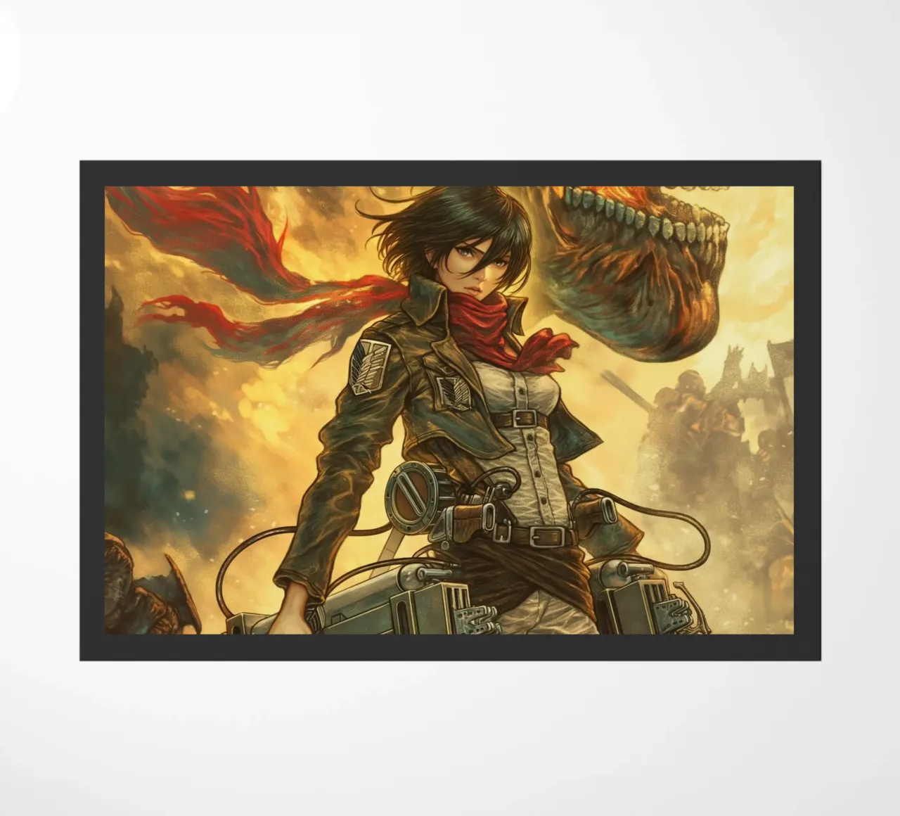 Mikasa Ackerman Attacco su Titano zerbino da Fleur de Lys