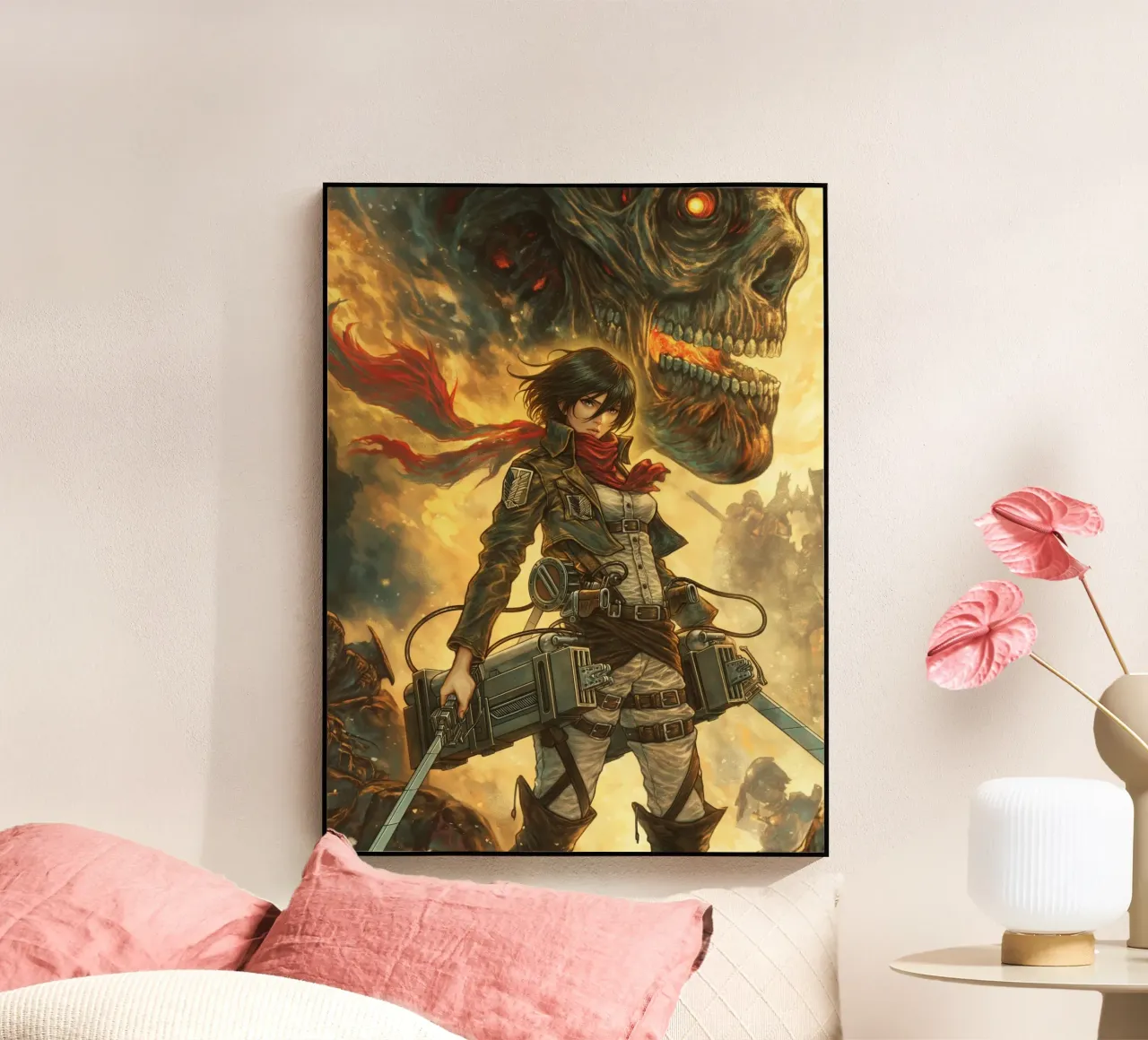 Mikasa Ackerman Attack on Titan metacrilato de Fleur de Lys