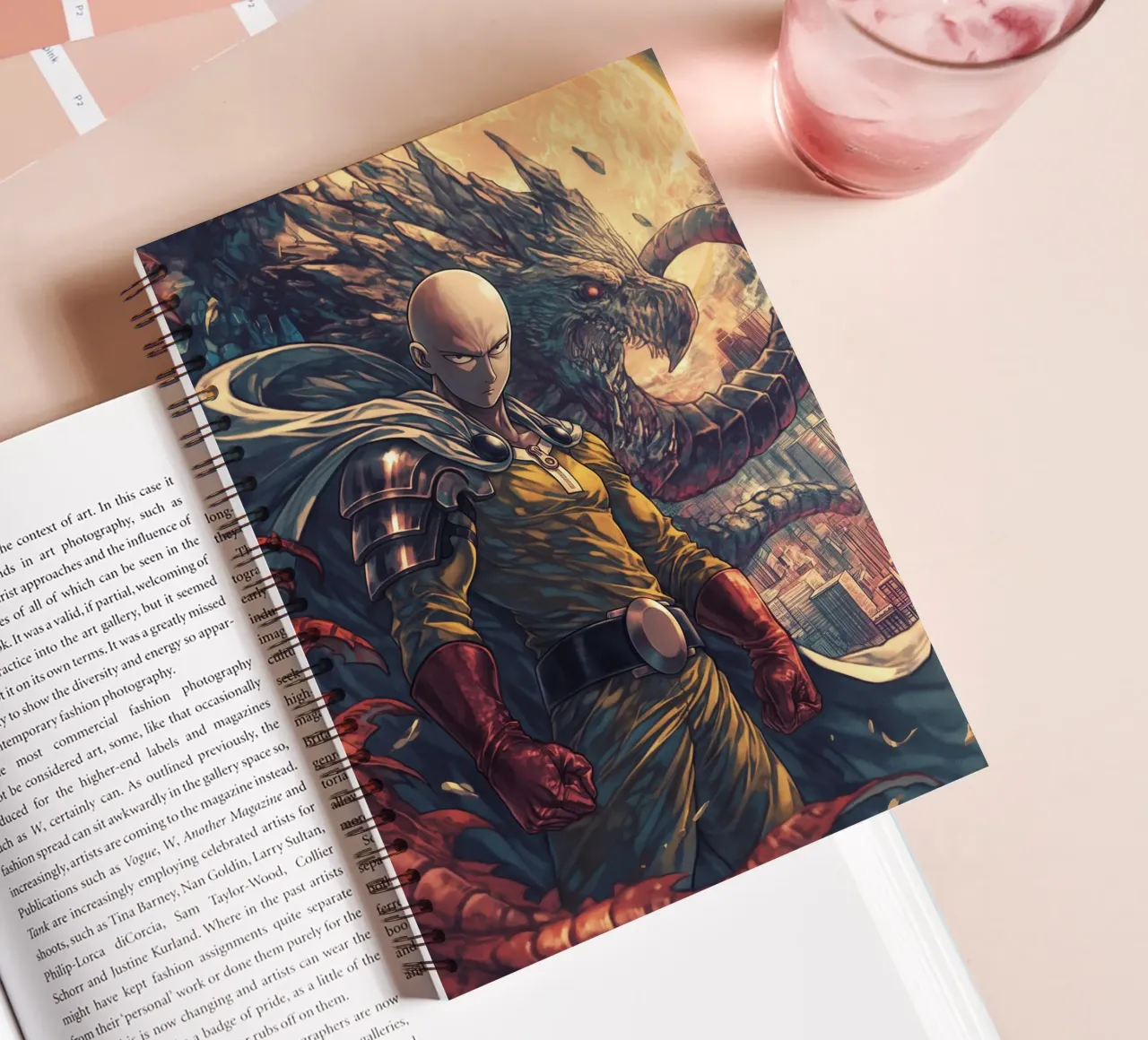 Saitama One Punch Man diario ad anelli da Fleur de Lys