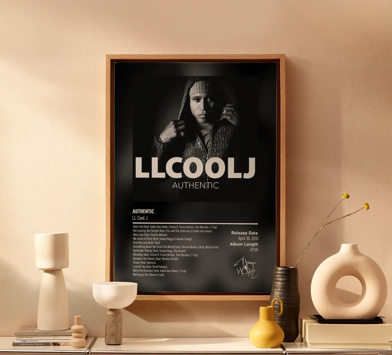 Authentic By LL Cool J tela con Cornice a cassetta da DGUnder
